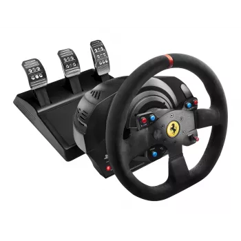 Thrustmaster T300 Ferrari Integral Racing Wheel Alcantara Edition Juodas Vairas + Pedalai Analogue / Digital PC, PlayStation 4, Playstation 3