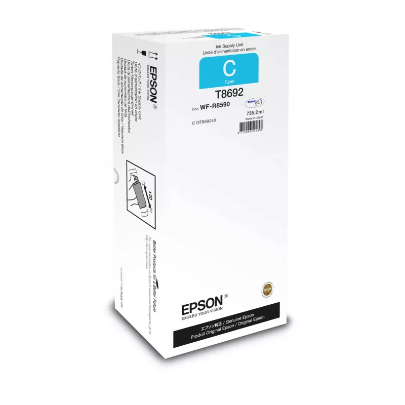 Rašalo kasetė XXL Epson C13T869240 žydra