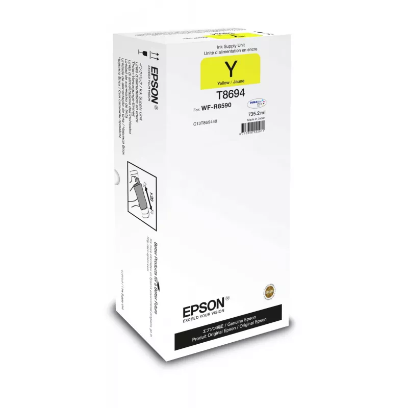 Rašalo kasetė XXL Epson C13T869440 Geltona
