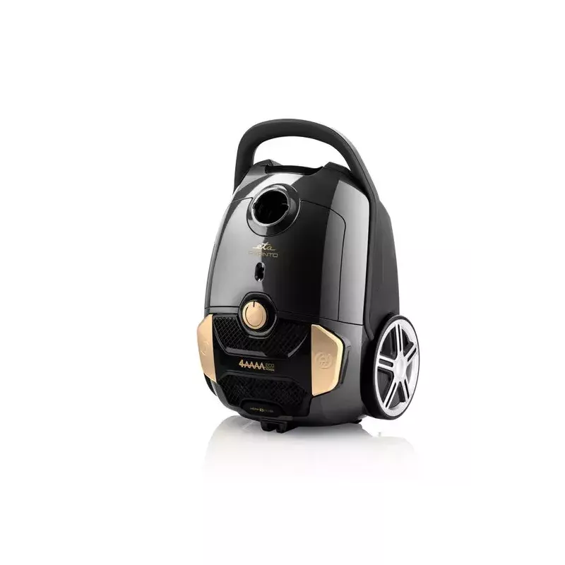 Cilindrinis dulkių siurblys ETA Avanto 3 L — 800 W, 3 L dulkių maišelis, HEPA filtracija, sausas valymas, minkšti baldai / kietos grindys / kilimai, juoda / smėlinė