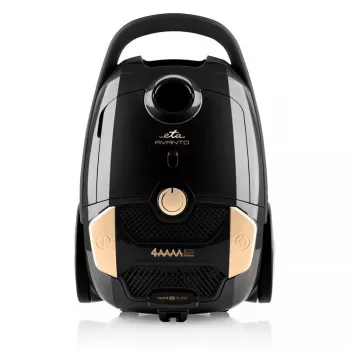 Cilindrinis dulkių siurblys ETA Avanto 3 L — 800 W, 3 L dulkių maišelis, HEPA filtracija, sausas valymas, minkšti baldai / kietos grindys / kilimai, juoda / smėlinė