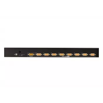 ATEN 8 prievadų USB - PS/2 VGA KVM jungiklis, 2048 x 1536 pikselių, QXGA, montavimas stelaže, 5 W, 1U, juoda