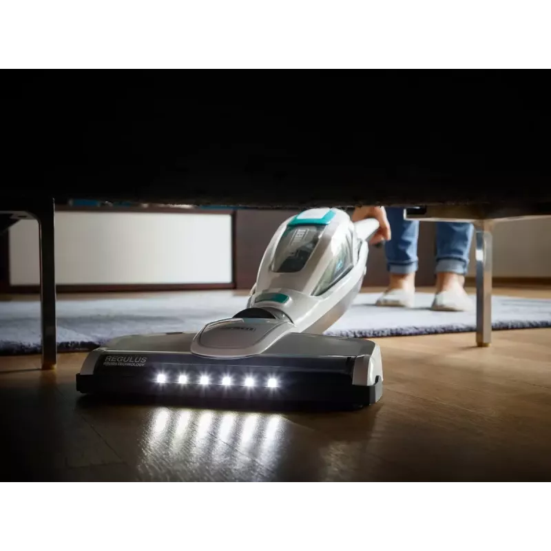 2 viename belaidis dulkių siurblys Leifheit PowerVac 2in1 — belaidis 20 V, 40 min veikimo laikas, cikloninis, nuimamas rankinis siurblys, plaunamas filtras