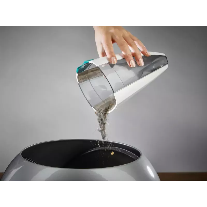 2 viename belaidis dulkių siurblys Leifheit PowerVac 2in1 — belaidis 20 V, 40 min veikimo laikas, cikloninis, nuimamas rankinis siurblys, plaunamas filtras