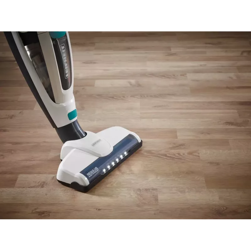 2 viename belaidis dulkių siurblys Leifheit PowerVac 2in1 — belaidis 20 V, 40 min veikimo laikas, cikloninis, nuimamas rankinis siurblys, plaunamas filtras