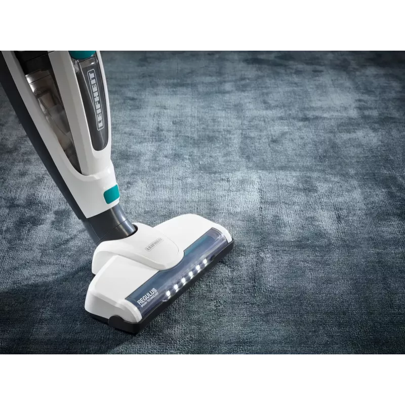 2 viename belaidis dulkių siurblys Leifheit PowerVac 2in1 — belaidis 20 V, 40 min veikimo laikas, cikloninis, nuimamas rankinis siurblys, plaunamas filtras