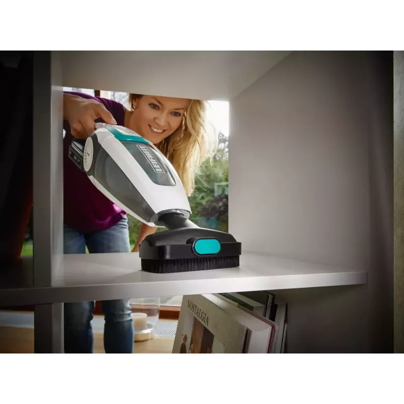 2 viename belaidis dulkių siurblys Leifheit PowerVac 2in1 — belaidis 20 V, 40 min veikimo laikas, cikloninis, nuimamas rankinis siurblys, plaunamas filtras