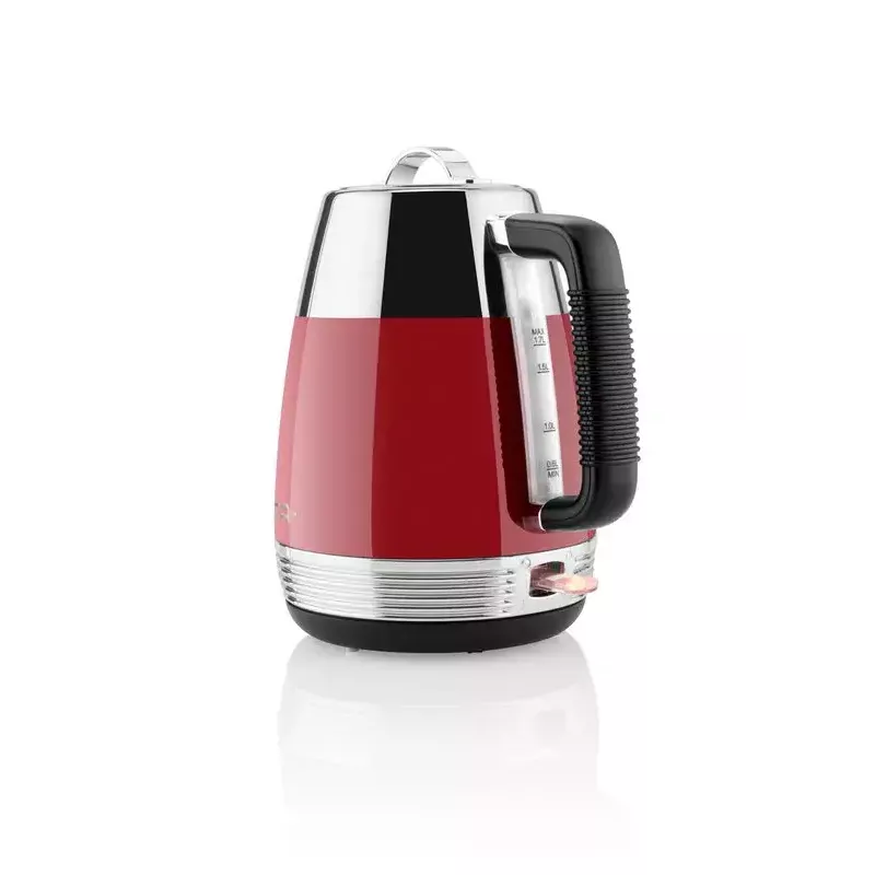 Elektrinis virdulys ETA 9186 90030 1,7 l 2150 W raudonas nerūdijančiojo plieno korpusas belaidis