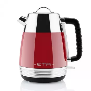 Elektrinis virdulys ETA 9186 90030 1,7 l 2150 W raudonas nerūdijančiojo plieno korpusas belaidis