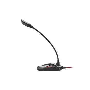 GENESIS Radium 100 Juoda, Red PC mikrofonas