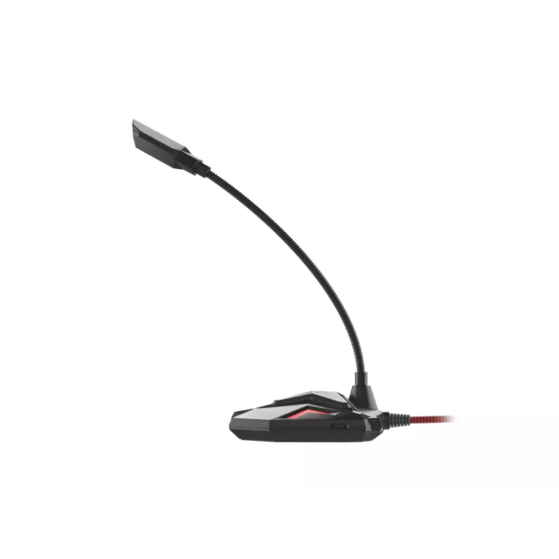 GENESIS Radium 100 Juoda, Red PC mikrofonas