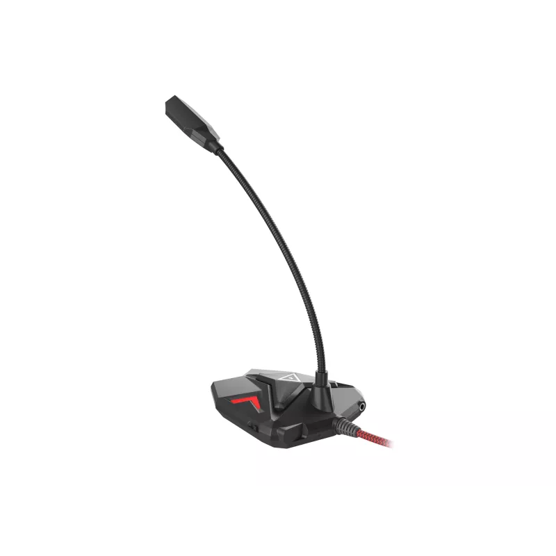 GENESIS Radium 100 Juoda, Red PC mikrofonas