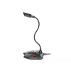 GENESIS Radium 100 Juoda, Red PC mikrofonas