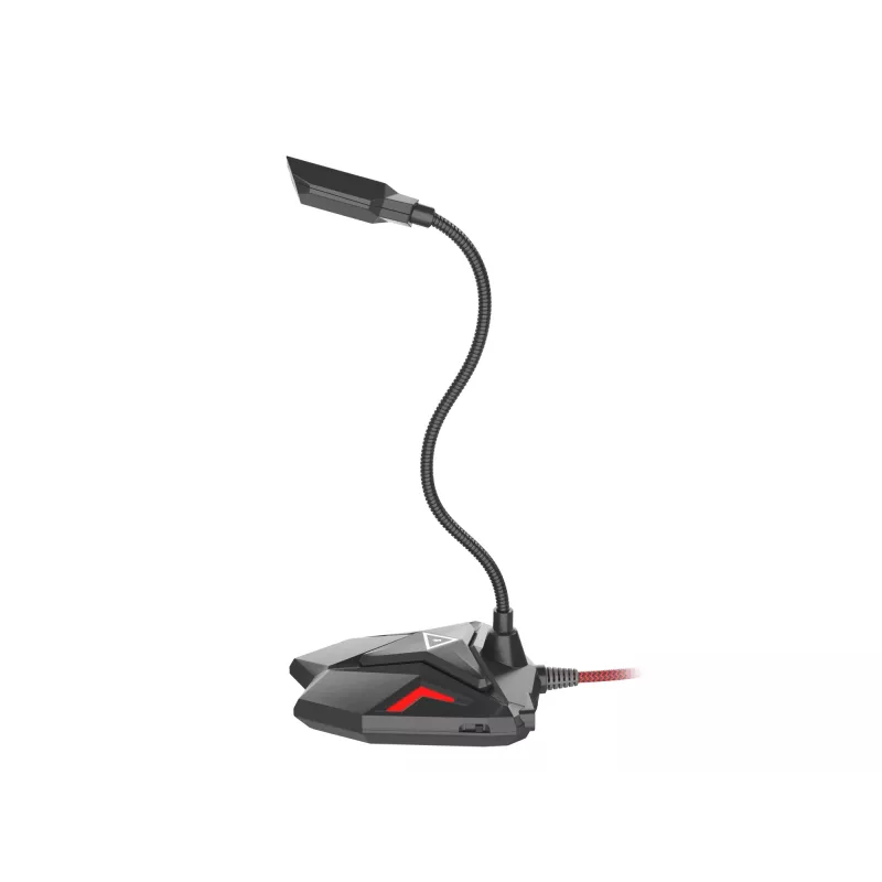 GENESIS Radium 100 Juoda, Red PC mikrofonas