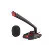 GENESIS Radium 200 Juoda, Red PC mikrofonas