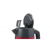 Elektrinis virdulys Bosch TWK4P434 — 1,7 l, 2400 W, juoda/raudona