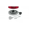 Elektrinis virdulys Bosch TWK4P434 — 1,7 l, 2400 W, juoda/raudona