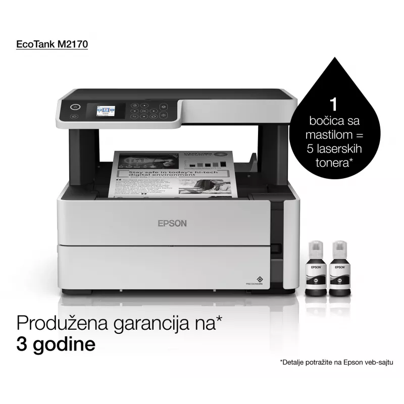 Epson EcoTank M2170 rašalinis A4 1200 x 2400 DPI 39 ppm Wi-Fi