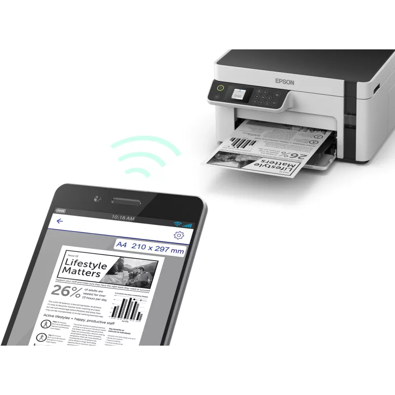 Epson EcoTank ET-M2120 rašalinis A4 1440 x 720 DPI 32 ppm Wi-Fi
