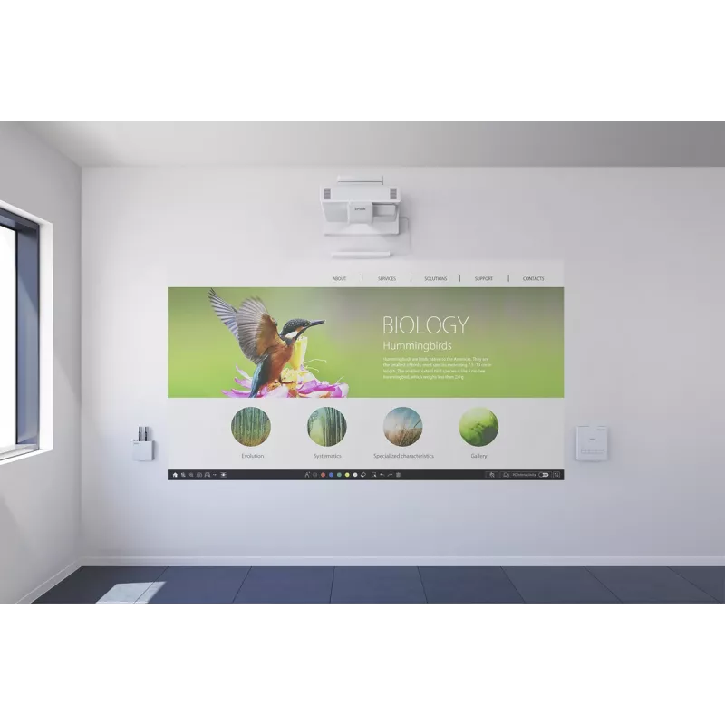 Epson EB-1485Fi itin trumpo atstumo projektorius 5000 ANSI liumenų 3LCD 1080p (1920x1080) Baltas