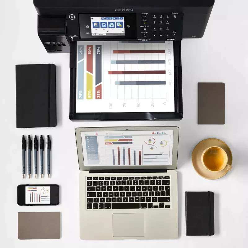 Daugiafunkcis įrenginys Epson EcoTank L15160 rašalinis spalvotas, A3+, 32 ppm, 4800x1200 DPI, Wi‑Fi, Ethernet