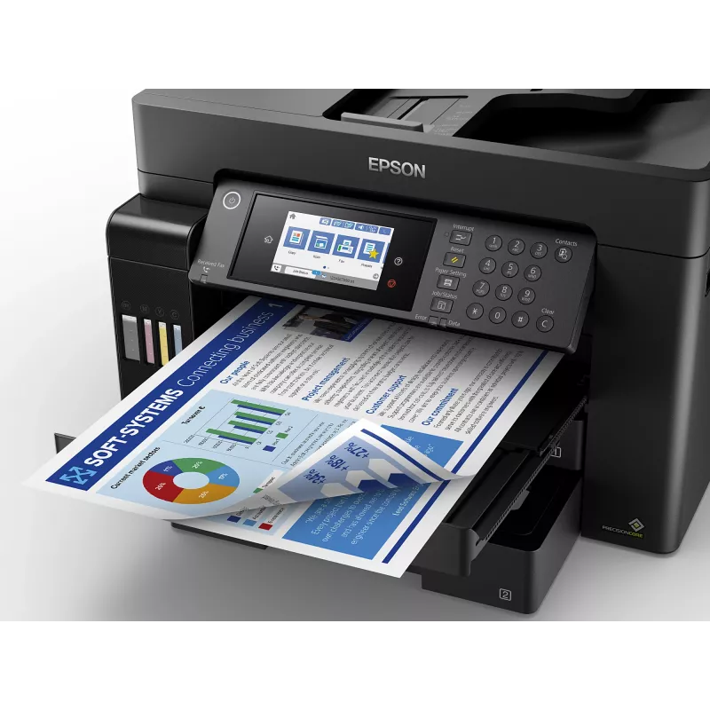 Daugiafunkcinis spausdintuvas Epson EcoTank L15150 — spalvotas rašalinis, A3+ (4800x2400 DPI), Wi‑Fi, Ethernet