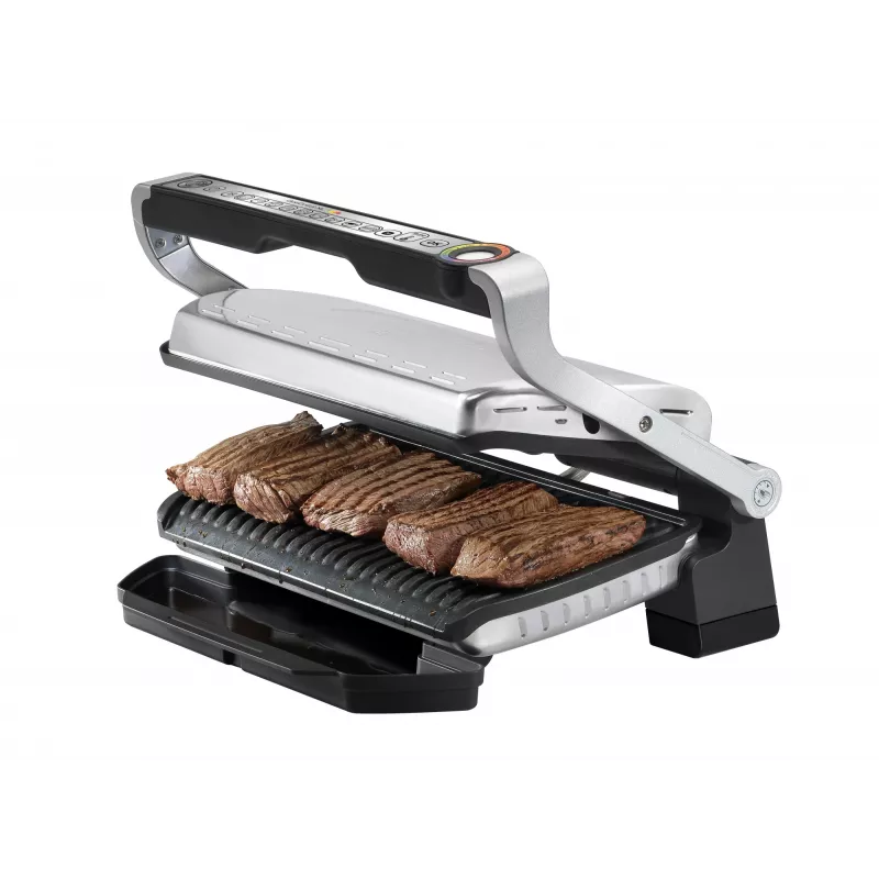 Kontaktinė kepsninė Tefal GC724D stalo keptuvė, metalinė / juoda, 440×340×172 mm, 7 kg