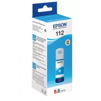 Epson 112 EcoTank Pigmentinis rašalo buteliukas, žydra spalva