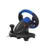GENESIS Seaborg 350 Juoda, Blue USB vairas + pedalai Nintendo Switch, PC, PlayStation 4, Playstation 3, Xbox 360, Xbox One, Xbox Series S, Xbox Series X
