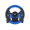 GENESIS Seaborg 350 Juoda, Blue USB vairas + pedalai Nintendo Switch, PC, PlayStation 4, Playstation 3, Xbox 360, Xbox One, Xbox Series S, Xbox Series X