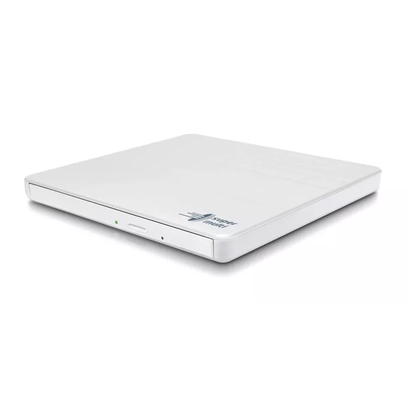 HITACHI-LG DATA STORAGE plonas nešiojamasis DVD įrašytuvas - Gp60nw60 - USB 2.0 - baltas