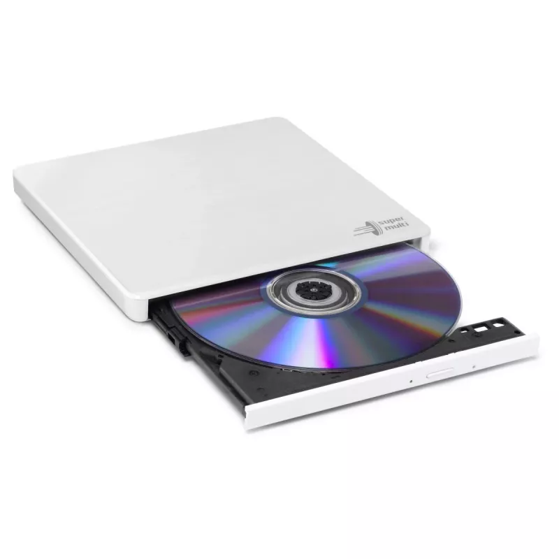 HITACHI-LG DATA STORAGE plonas nešiojamasis DVD įrašytuvas - Gp60nw60 - USB 2.0 - baltas