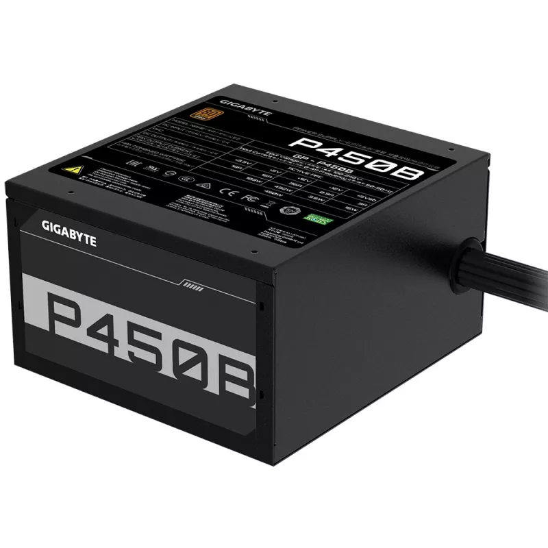 GIGABYTE P450B maitinimo blokas 450 W 20+4 pin ATX ATX juodas