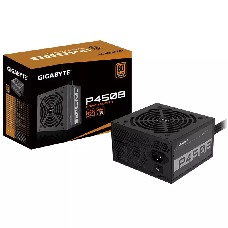 GIGABYTE P450B maitinimo blokas 450 W 20+4 pin ATX ATX juodas