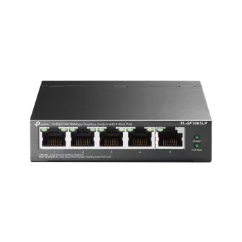 Nevaldomas jungiklis TP-Link TL-SF1005LP 5 prievadų 10/100Mbps su 4 prievadų PoE
