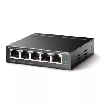 Nevaldomas jungiklis TP-Link TL-SF1005LP 5 prievadų 10/100Mbps su 4 prievadų PoE