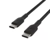 BELKIN USB-C į USB-C laidas pintas 1m juodas