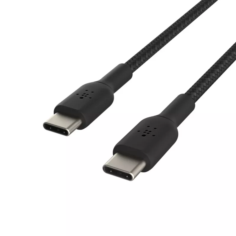 BELKIN USB-C į USB-C laidas pintas 1m juodas