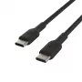 BELKIN USB-C į USB-C laidas pintas 1m juodas