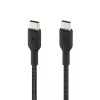 BELKIN USB-C į USB-C laidas pintas 1m juodas