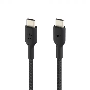 BELKIN USB-C į USB-C laidas pintas 1m juodas