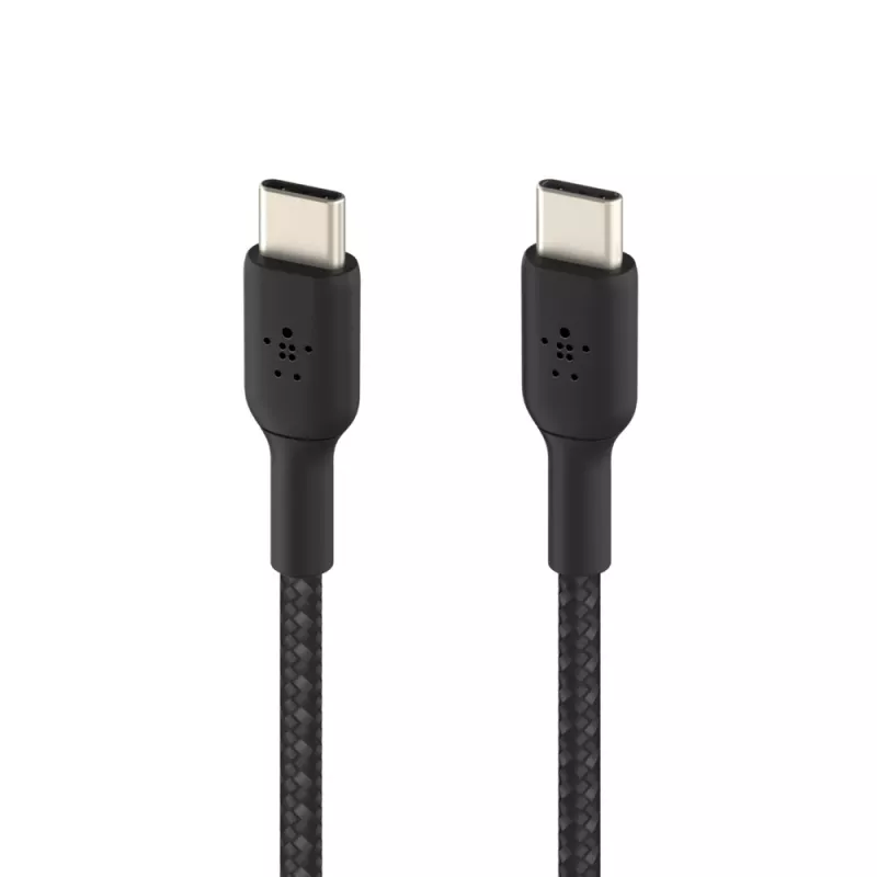 BELKIN USB-C į USB-C laidas pintas 1m juodas