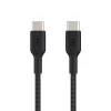 BELKIN USB-C į USB-C laidas pintas 1m juodas