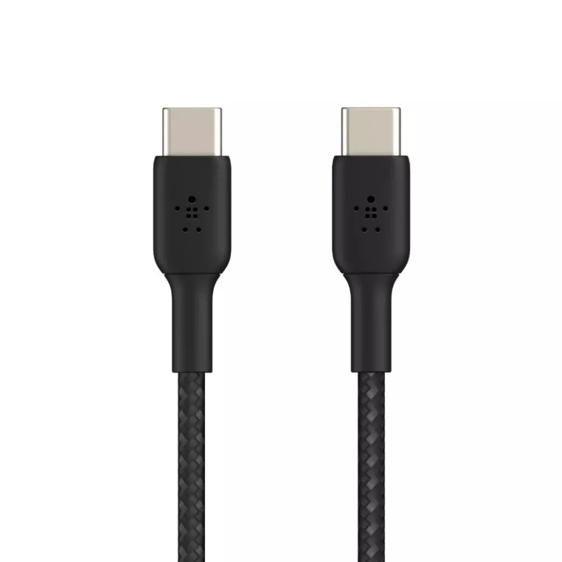 BELKIN USB-C į USB-C laidas pintas 1m juodas
