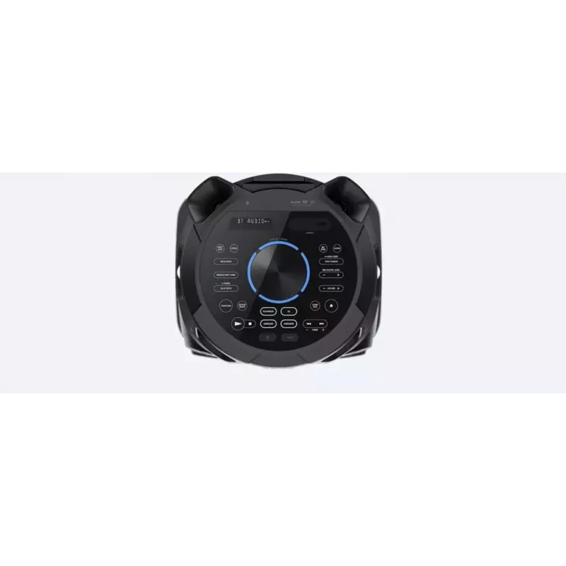 Sony MHC-V73D galingas Bluetooth® vakarėlių garsiakalbis su visakrypčiu vakarėlio garsu ir šviesa