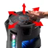 Sony MHC-V73D galingas Bluetooth® vakarėlių garsiakalbis su visakrypčiu vakarėlio garsu ir šviesa