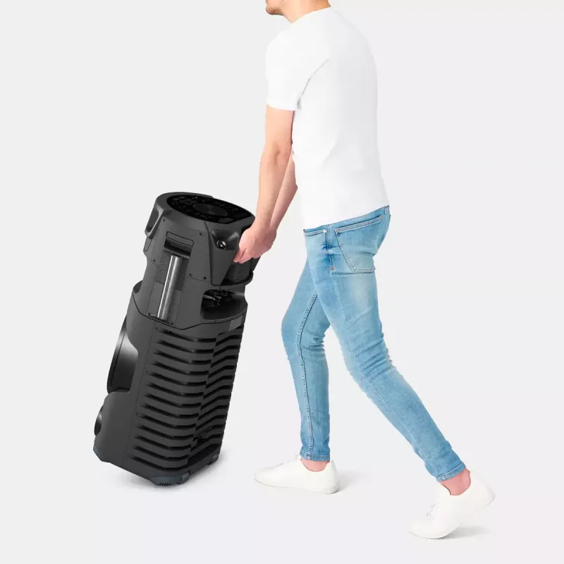 Sony MHC-V73D galingas Bluetooth® vakarėlių garsiakalbis su visakrypčiu vakarėlio garsu ir šviesa