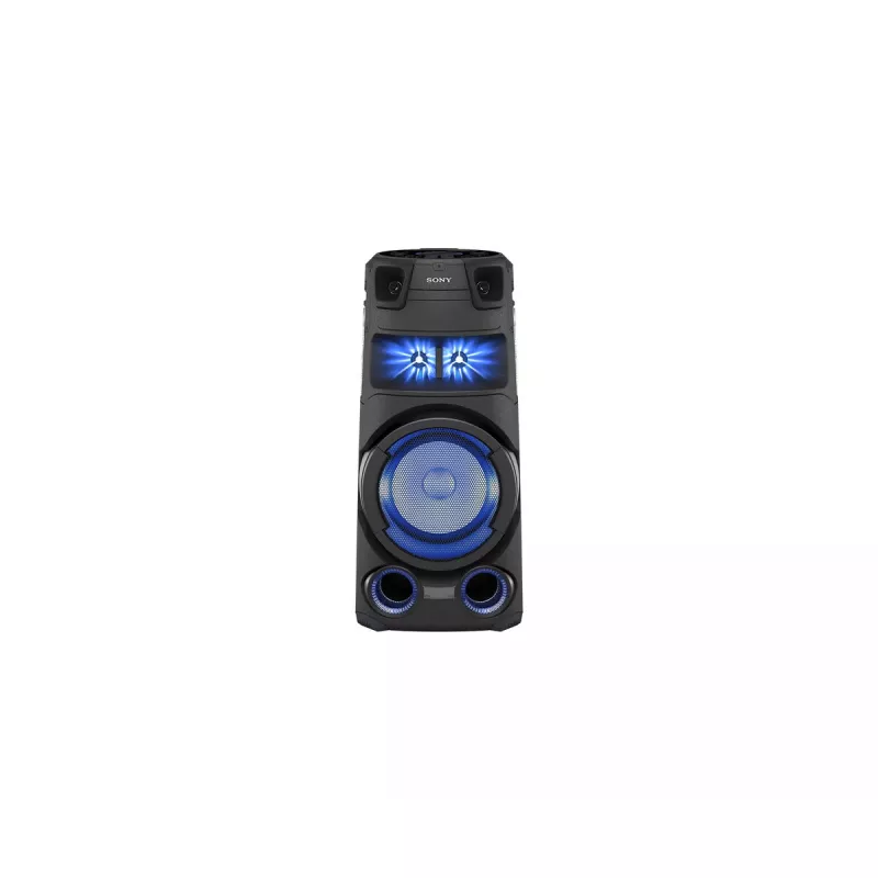 Sony MHC-V73D galingas Bluetooth® vakarėlių garsiakalbis su visakrypčiu vakarėlio garsu ir šviesa