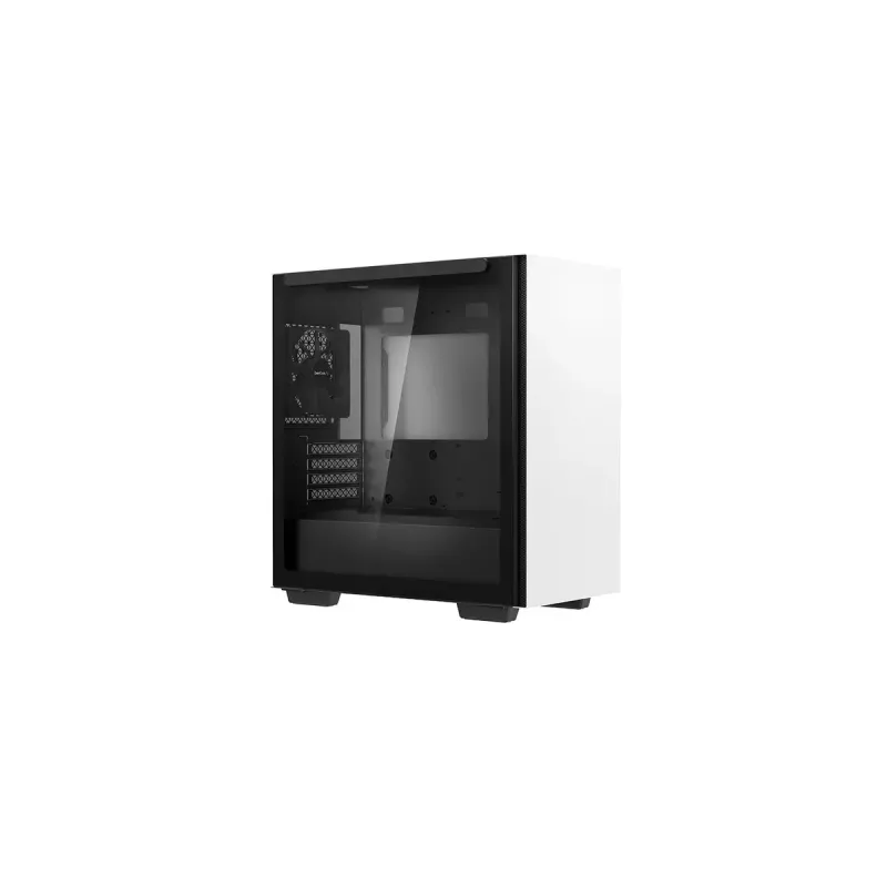 PC korpusas DeepCool MACUBE 110 WH Midi bokštas — baltas, grūdintas stiklas, microATX, iki 320 mm GPU, 165 mm CPU aušintuvas, 2x3,5 colio + 2x2,5 colio vietos