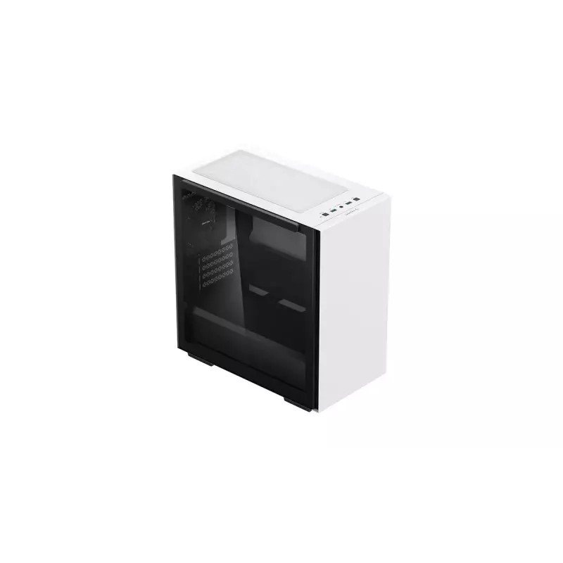 PC korpusas DeepCool MACUBE 110 WH Midi bokštas — baltas, grūdintas stiklas, microATX, iki 320 mm GPU, 165 mm CPU aušintuvas, 2x3,5 colio + 2x2,5 colio vietos